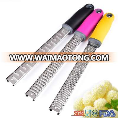 13 Inch Amazon Hot Selling Vegetable Stainless Steel Manual Cheese Grater Lemon Zester With Protect Cover